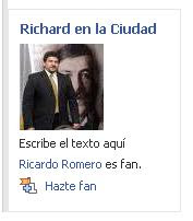 Richard en la Ciudad en Facebook