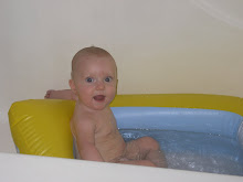 McKenna in her ducky tub!