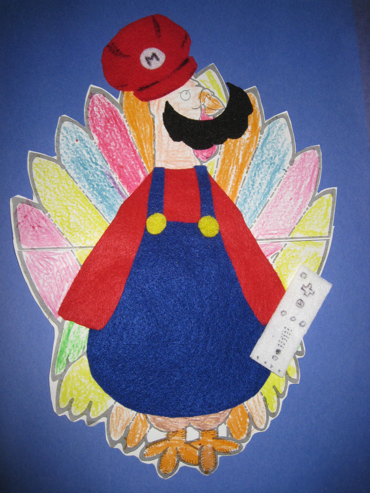 Mario Turkey Disguise Printable