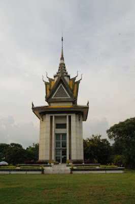 genocide memorial building in Cambodia