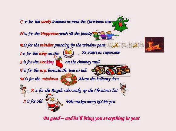 My Maharashtra: The Christmas Alphabet Words Lyrics