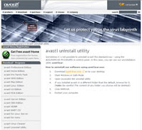 avast uninstall utility