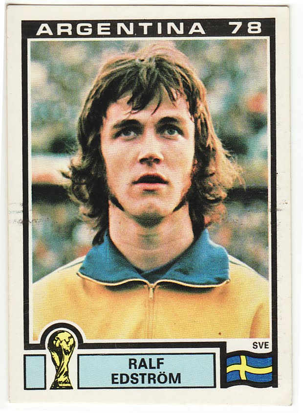 football cards for sale. Vintage Football Cards For Sale: Ralf Edstrom Sweden Panini Argentina '78 
