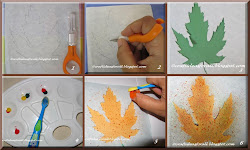 spray painting leaves fall leaf instructions markers