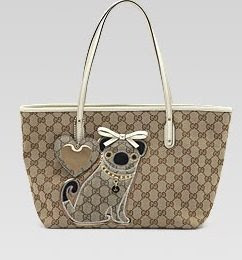 gucci bag with dog design