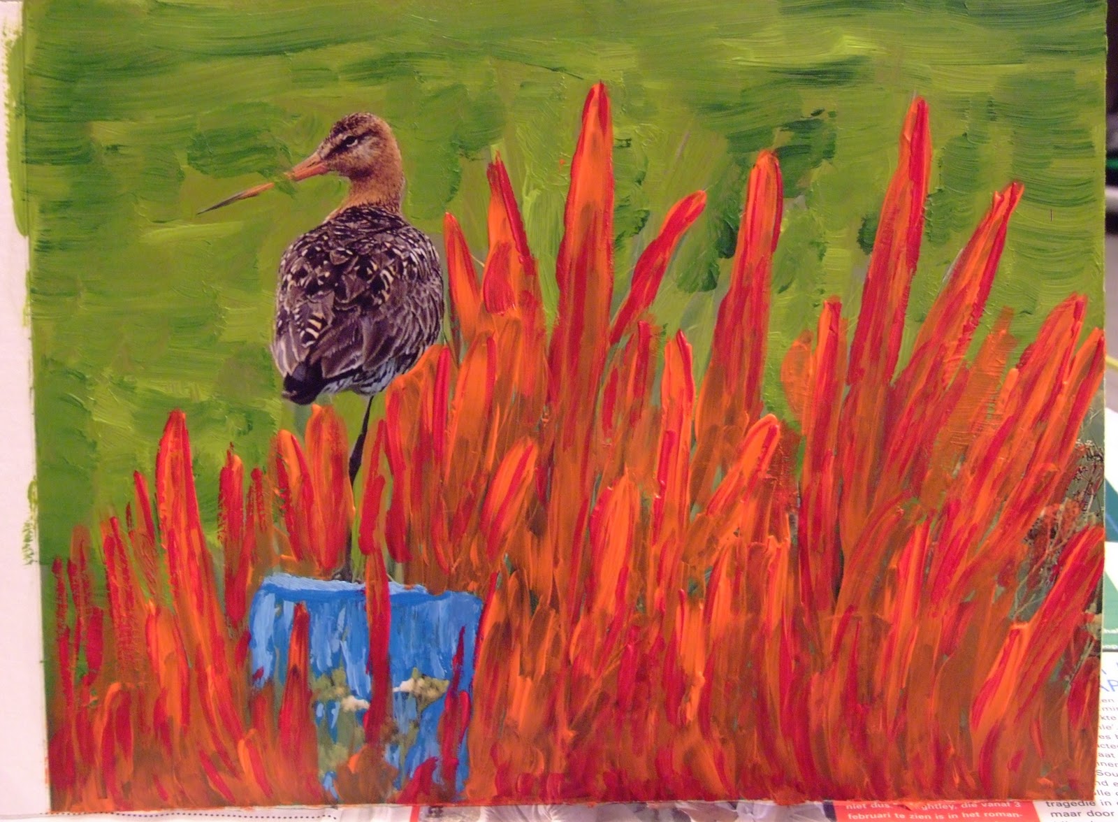 Stempel Yvon: Let it Loose 4: Complementaire kleuren