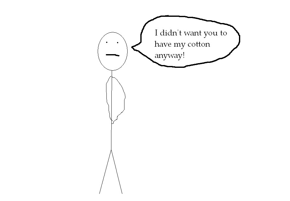 America A History in Stick Figures Cotton Diplomacy