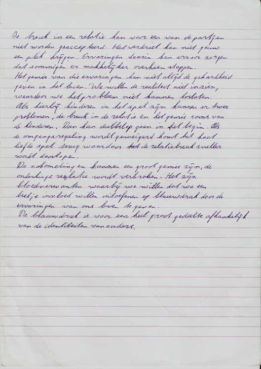 Ons denken en handelen geschreven per onderwerp blz A