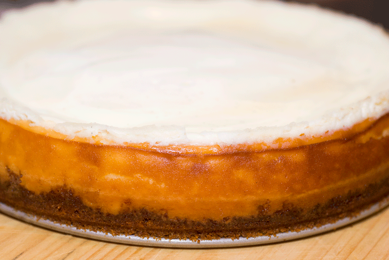 A Decadent Vanilla Bean Cheesecake