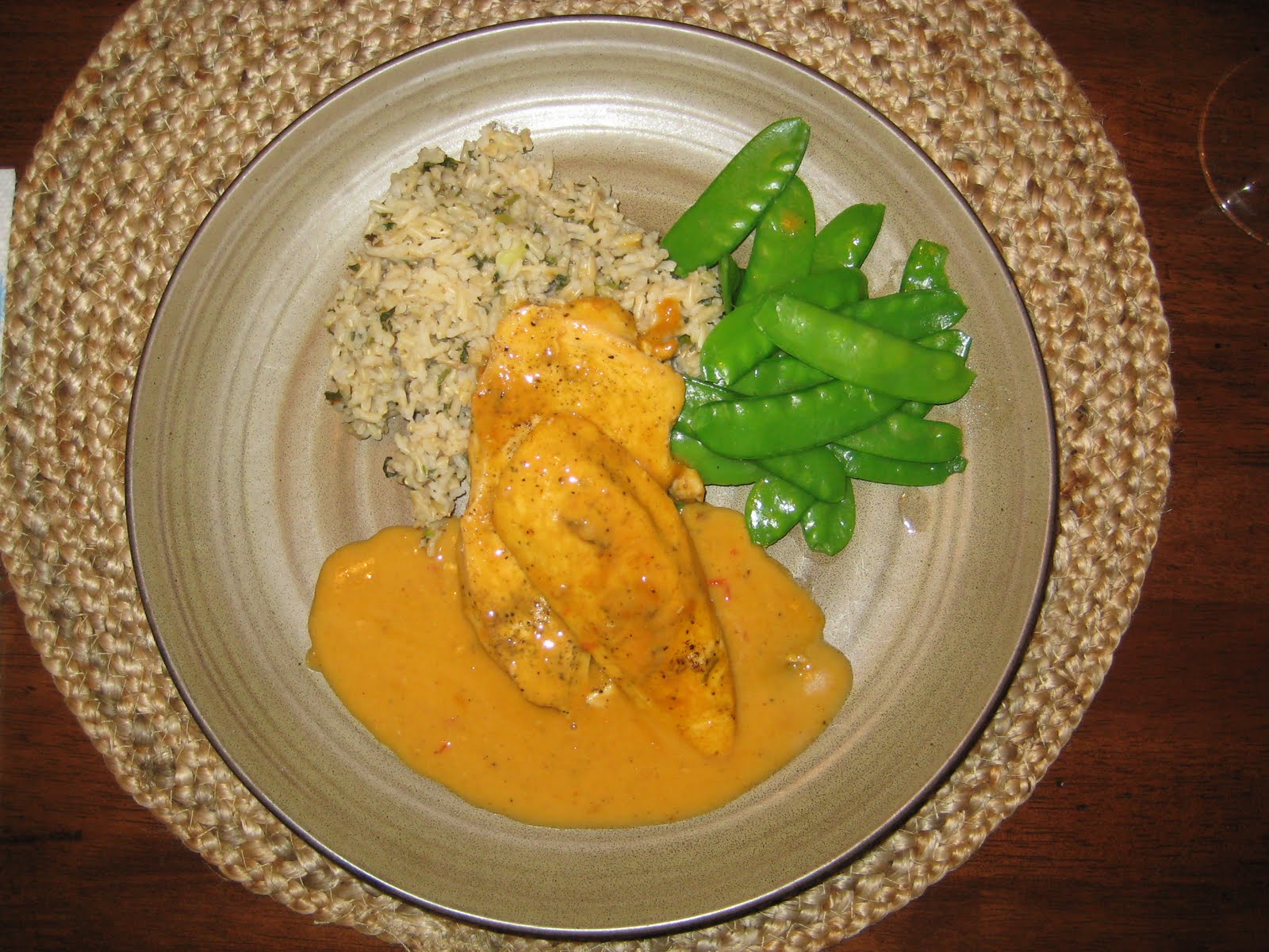 Bring Out The Chef In You Chicken Cutlets with Red Curry Coconut Sauce