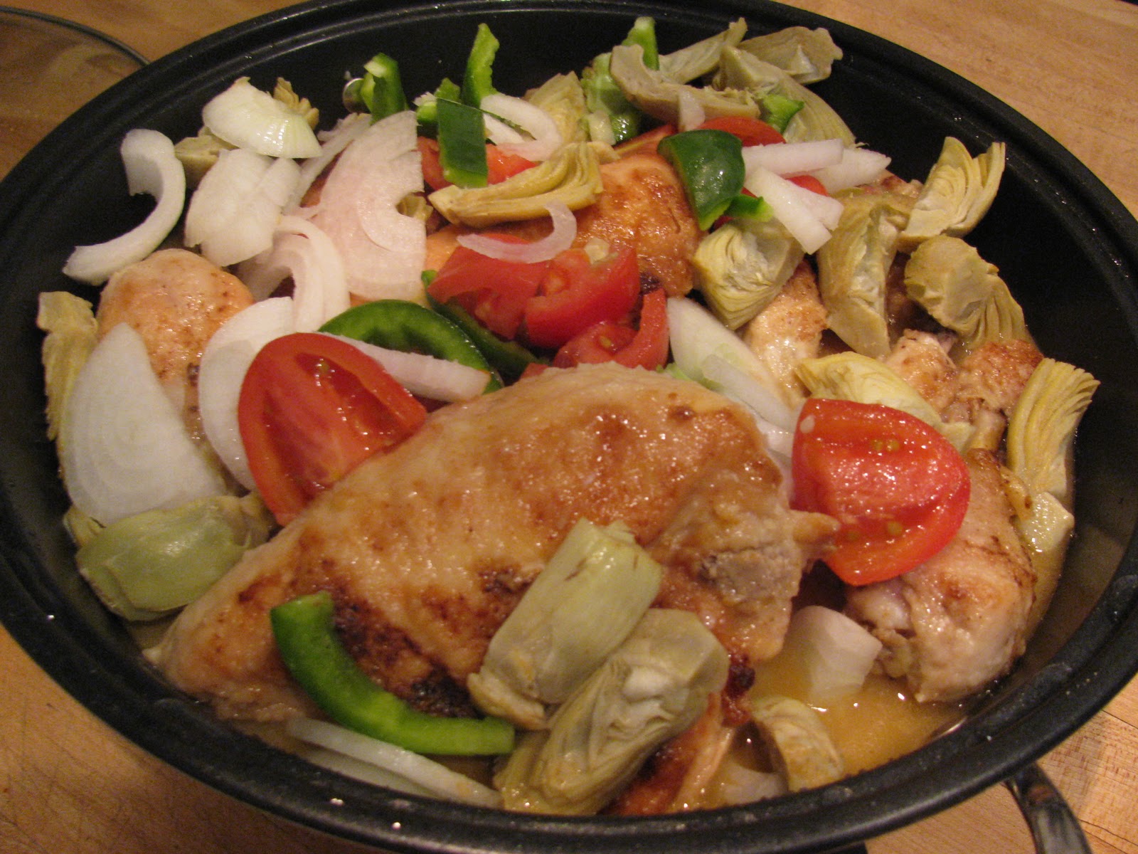 Rita's Recipes: Poulet Jardin...a.k.a. Chicken Garden Skillet