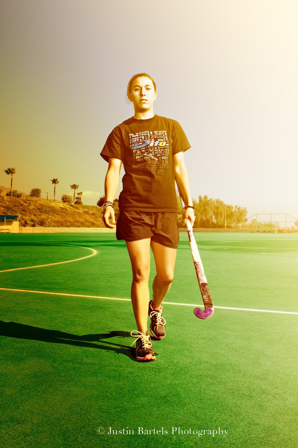 Justin Bartels Photography Shoot for Dita Field Hockey with Michell Kasold