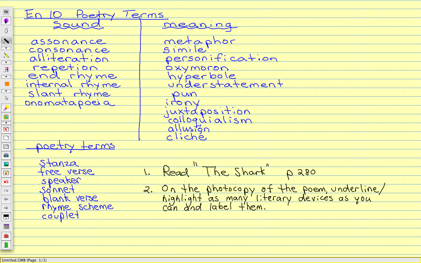 What is a personal statement image