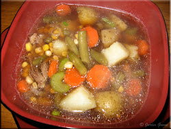 vegetable soup hearty beef pressure cooker cooking