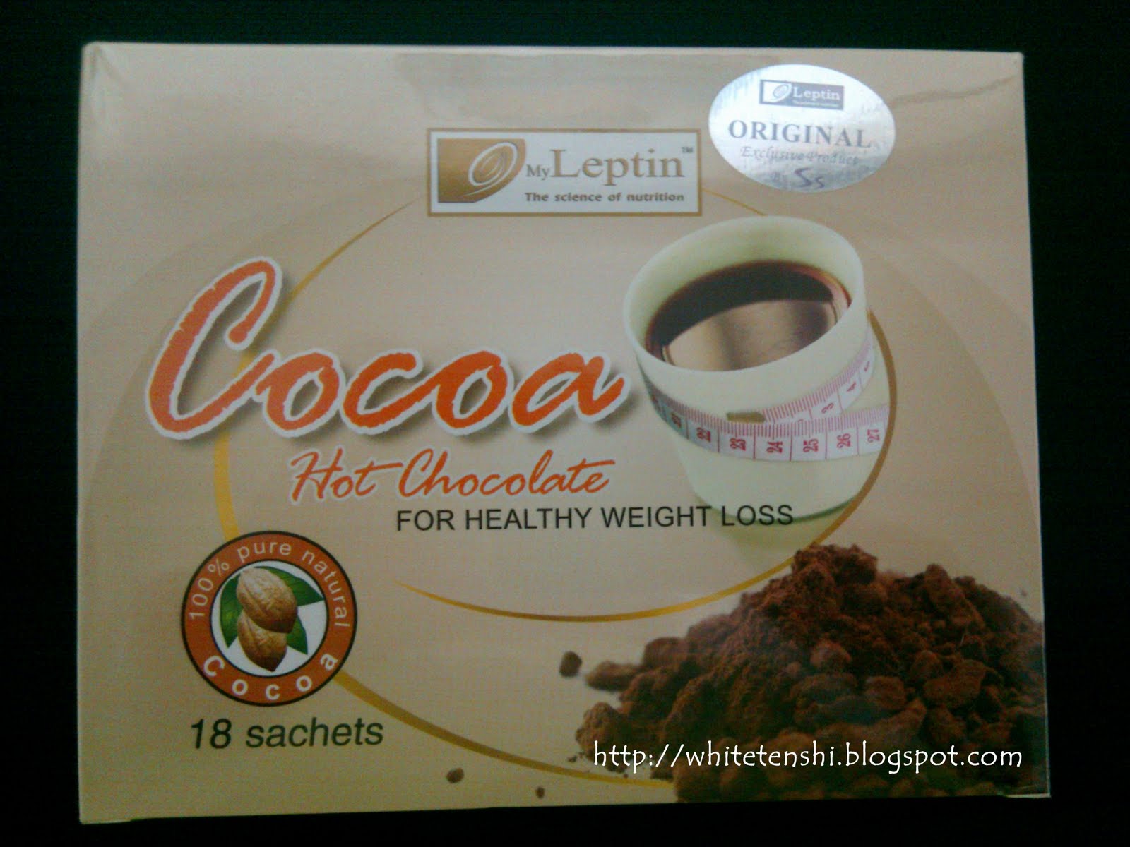 White Tenshi ♥.•*"*•. ♥ 白天使 LEPTIN SLIMMING HOT COCOA WEIGHT LOSS
