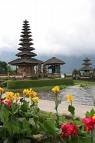 Bratan Lake is located side yesteryear side to Mount Bratan as well as Mount Catur Bali Travel Destinations Attractions Map: Bratan Lake Bali indonesia