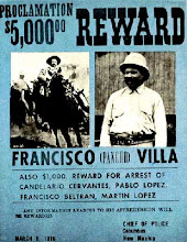 REWARD PANCHO VILLA