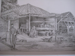 shading pencil scenery nature shaded village landscape scene shades painting