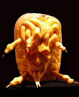 medusa jack o'lantern pumpkin