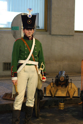 Prague - soldier on the street