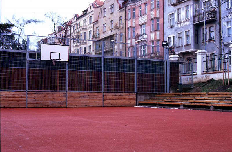 Basketball court in Prague