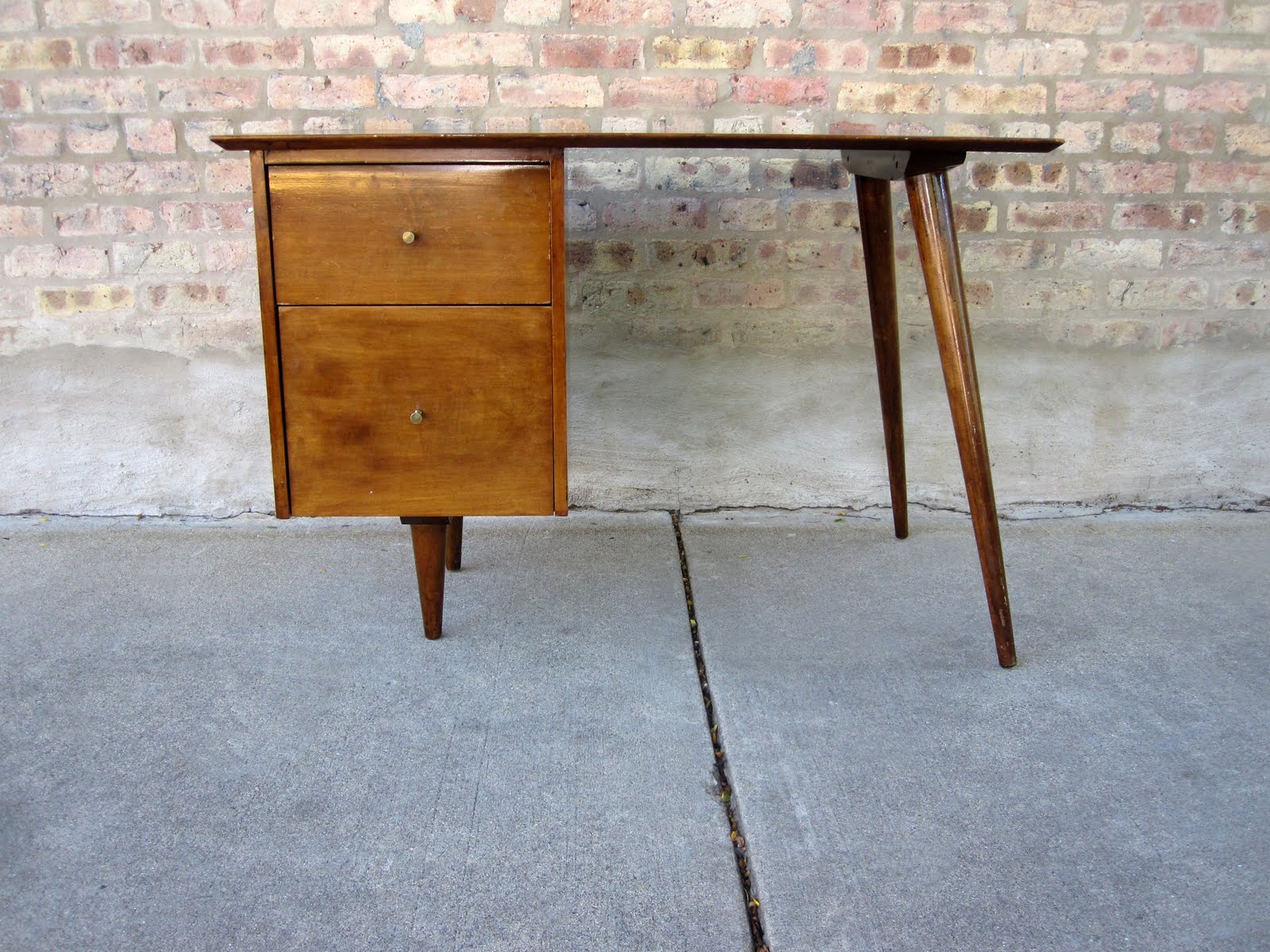 circa midcentury 'paul mccobb' planner group desk