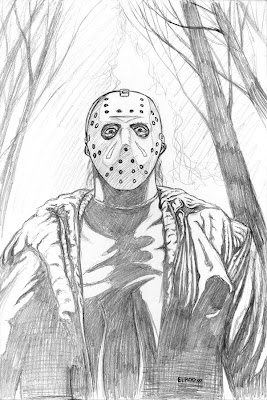 Jason Voorhees - Free Colouring Pages