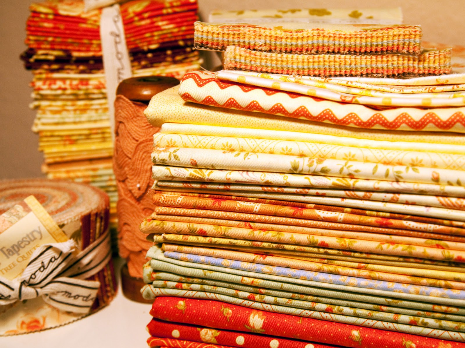 little girl quilts friday fabric focus {fig tree fabrics}