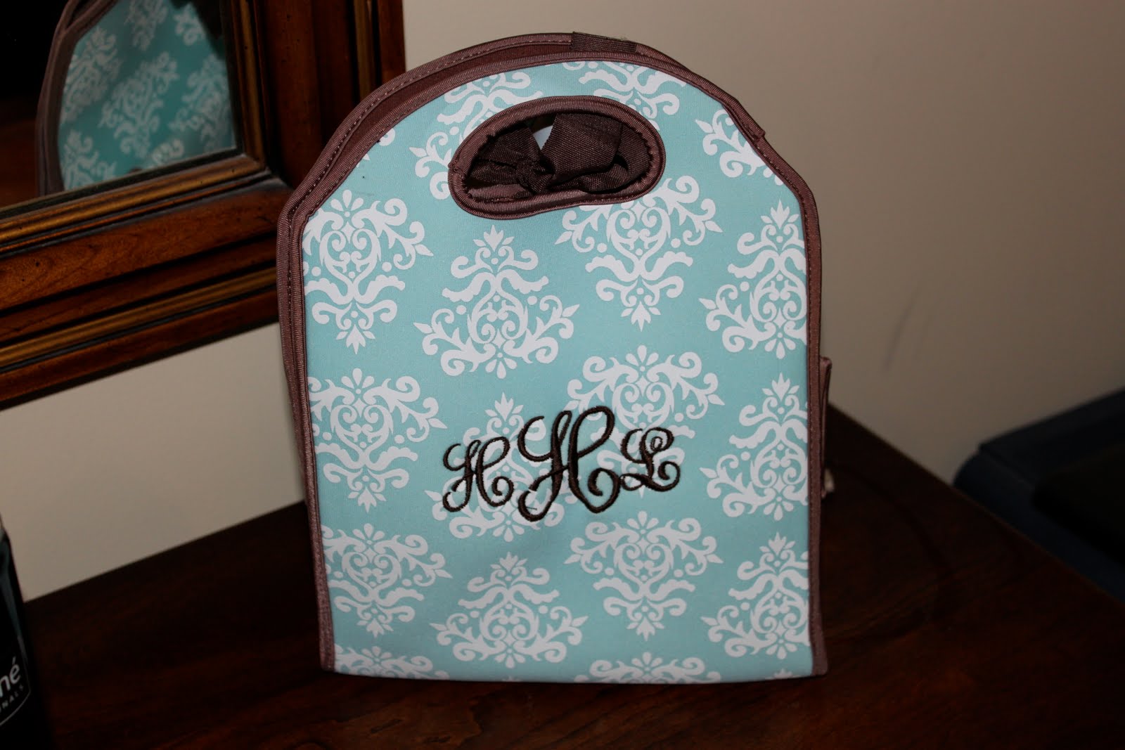 Sew Anyway Monogrammed Lunch Bags