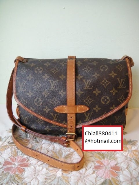 bag-aholics: Louis Vuitton Monogram Saumur Sling/ Shoulder Bag For Sale!