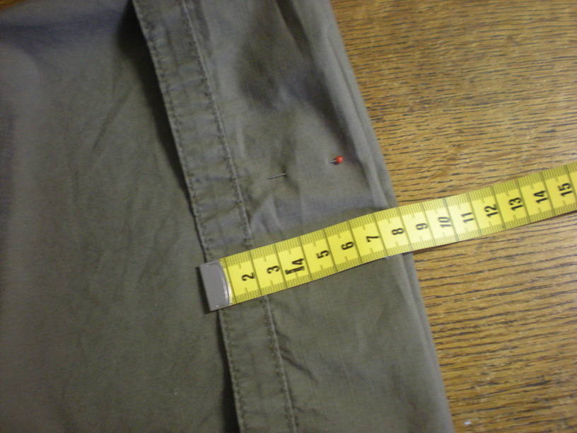My crafts - All in one: Tutorial - shortening a pants