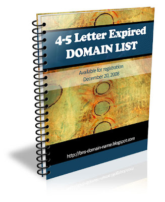 4-5 Letter Expired Domain List For 12-20-2008 ~ Celebrity