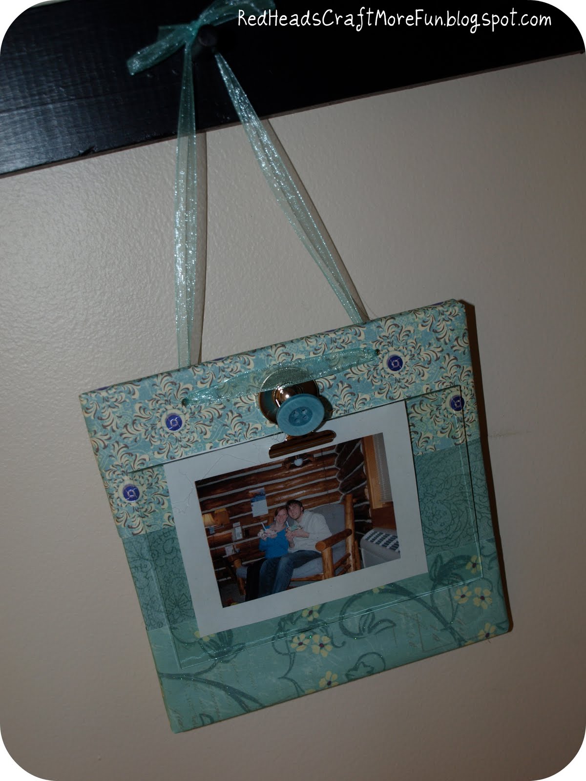 Red Heads Craft More Fun Scrapbook Frames