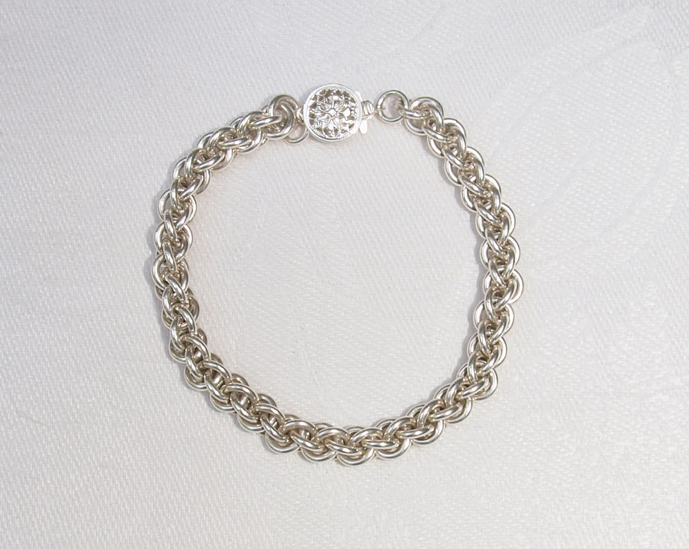 Back Porch Jewelry: Jens Pind Sterling Silver Bracelet - Chainmaille