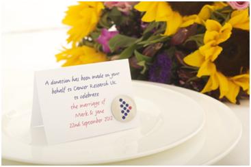 Cancer Research Uk Do Charity A Favour At Your Wedding Ruby All The Charity Asks Is That You Make A Suggested Donation Of 1 50 Per Guest Which Goes Towards Cancer Research Uk S Life Saving Work