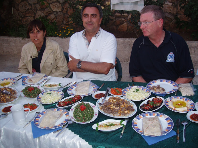 Mrs. Manel Castellvi i del Peral and his wife , together with Mrs.Phil Baley president IPA CANADA