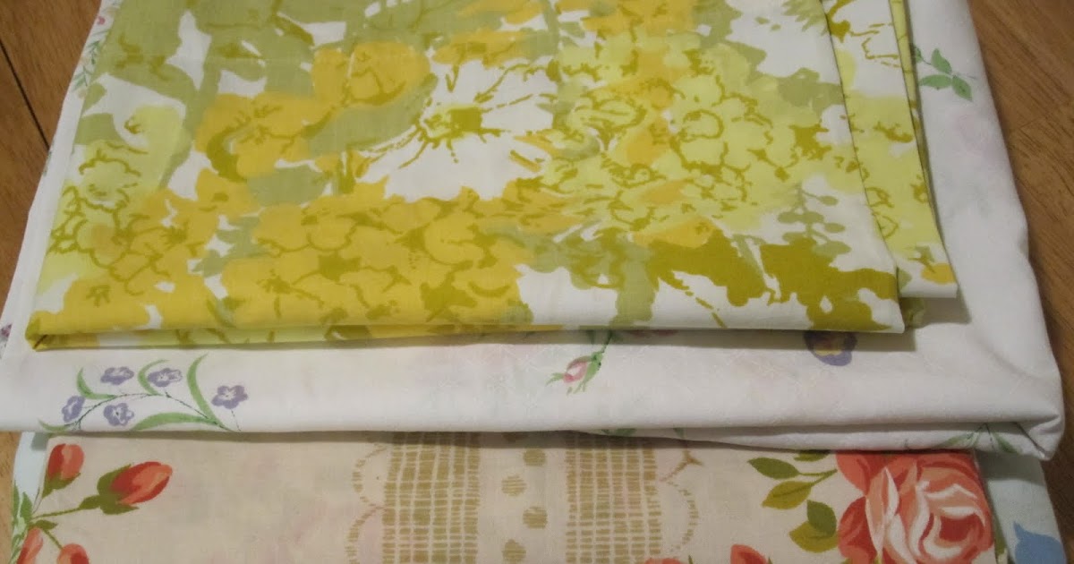 Happy Cottage Quilter Vintage sheets