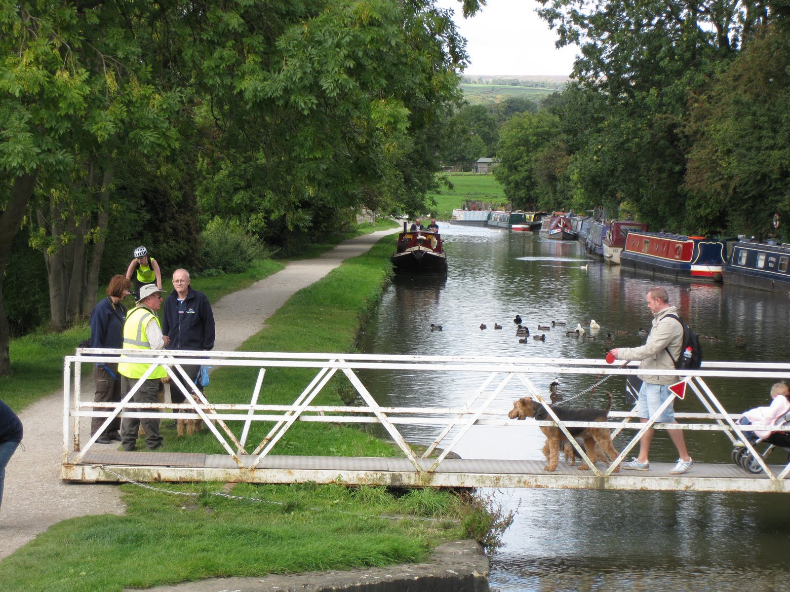 WETHERBY ADVENTURES canal boat Silsden to Saltaire
