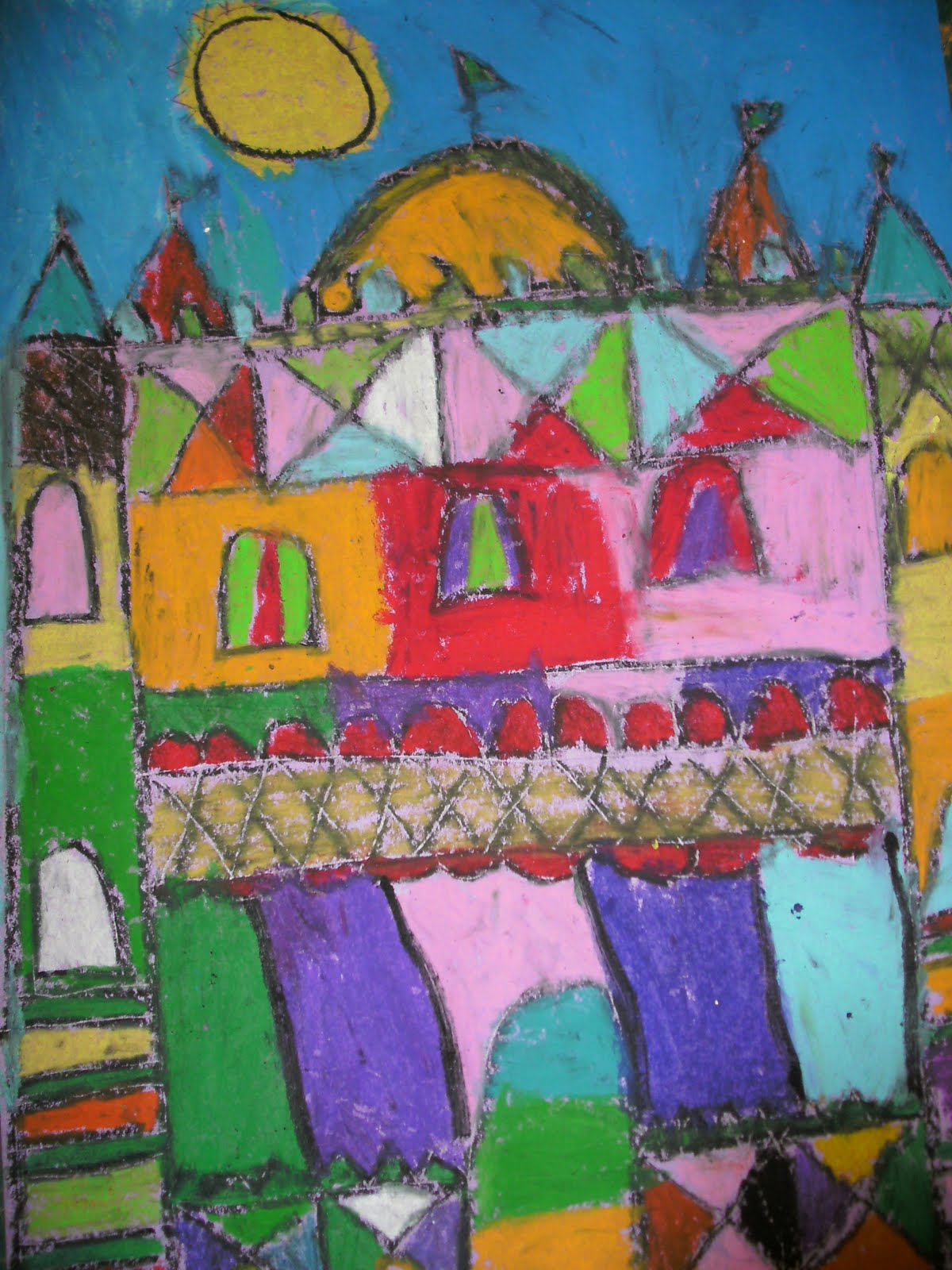 Adventures in Art: Paul Klee Castles1200 x 1600