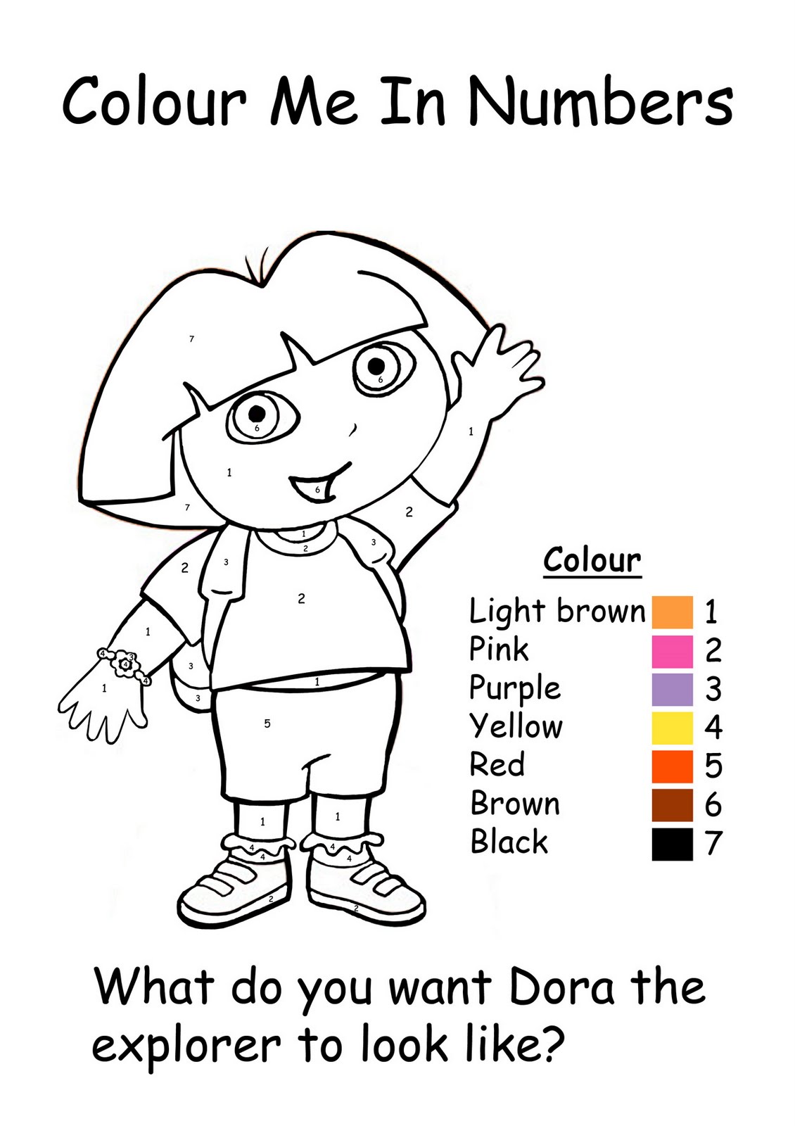 Dora The Explorer Worksheets Dora The Explorer Worksheets