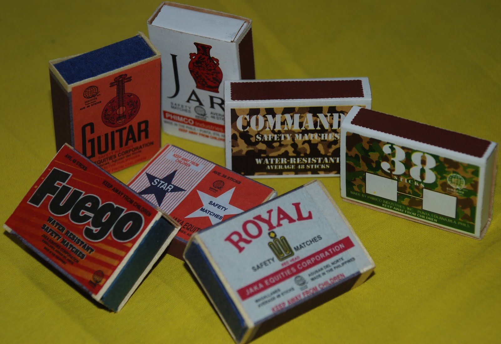 MATCHBOXES AND LABELS COLLECTION PHILLIPINES