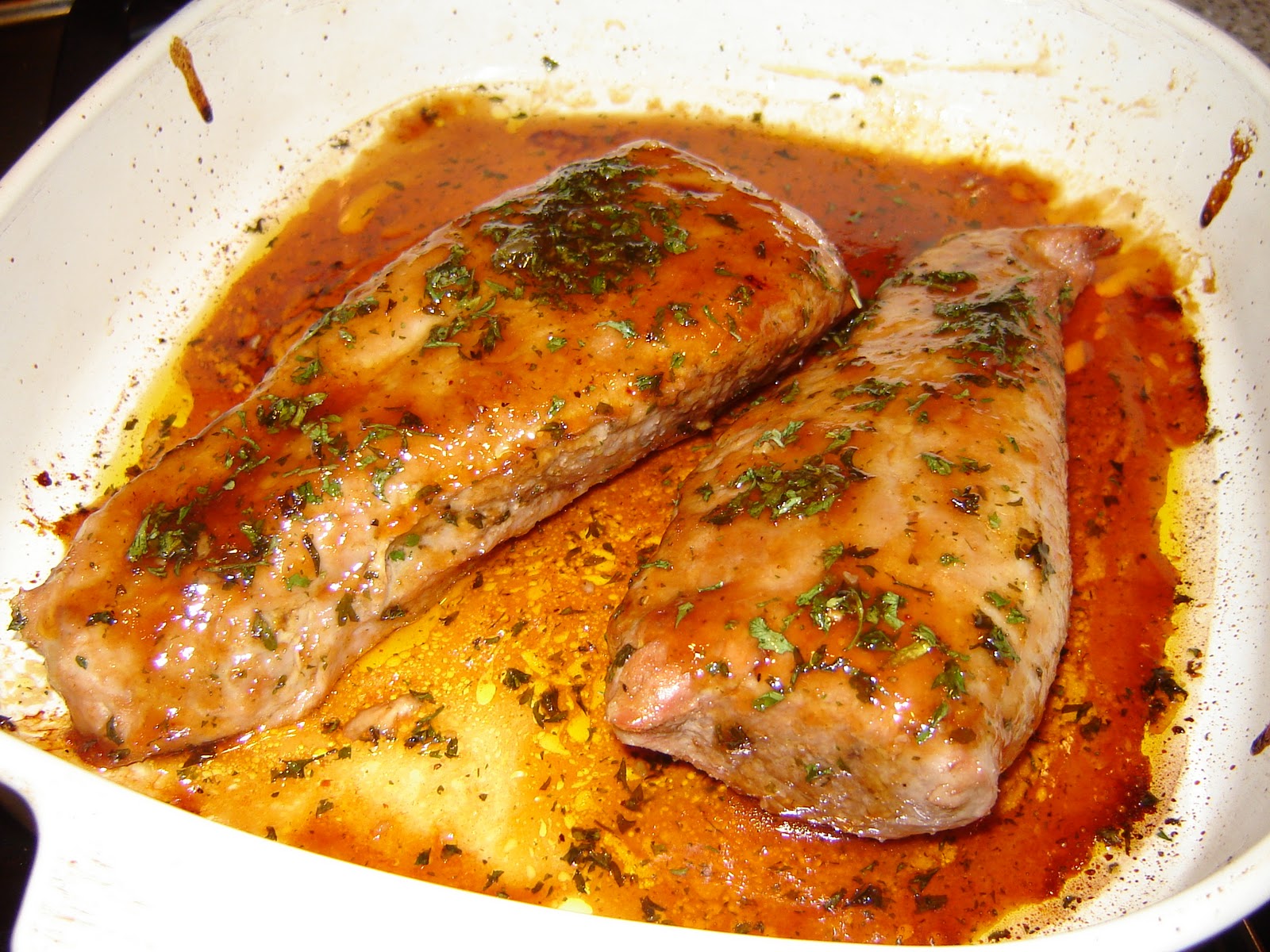 Cucina Pork Tenderloin With Maple BBQ Sauce