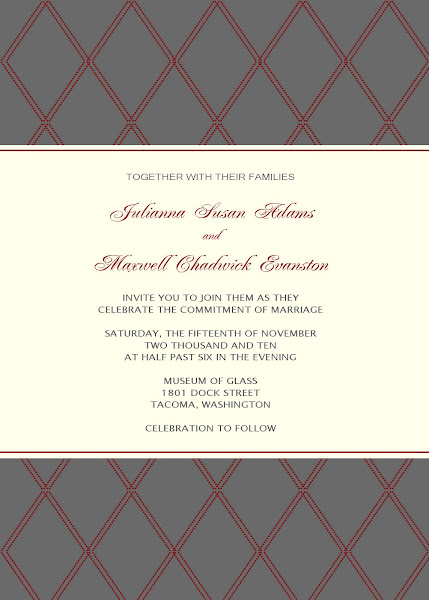Platinum Wedding Invitation