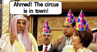 Pelosi Circus in Arabia
