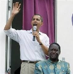 Barack Obama campaigns for Raila Odinga