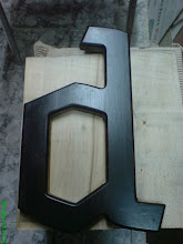 Litera volumetrica din lemn molid 24 mm