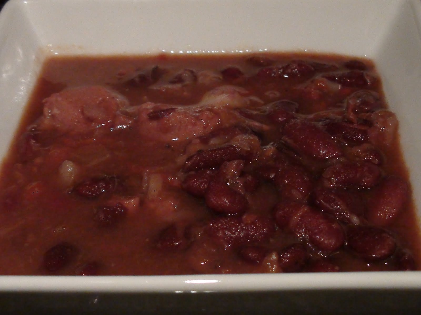 Fine Dining at Home April 26 Red Kidney Bean Stew