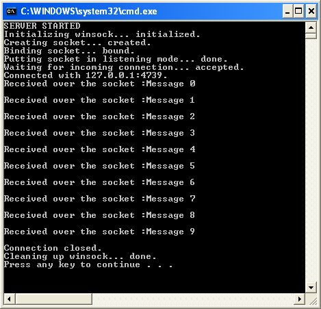 Advanced C++ with Examples: Client/Server communication via sockets