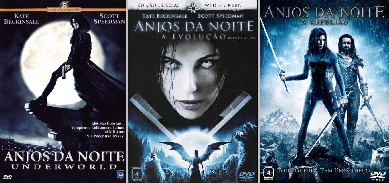 cine: Coleção Anjos da Noite 1-3 (Underworld 1-3) Dual Áudio