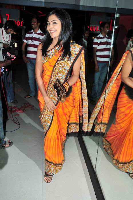 kamalini mukherji at nagavalli movie premiere saree latest photos